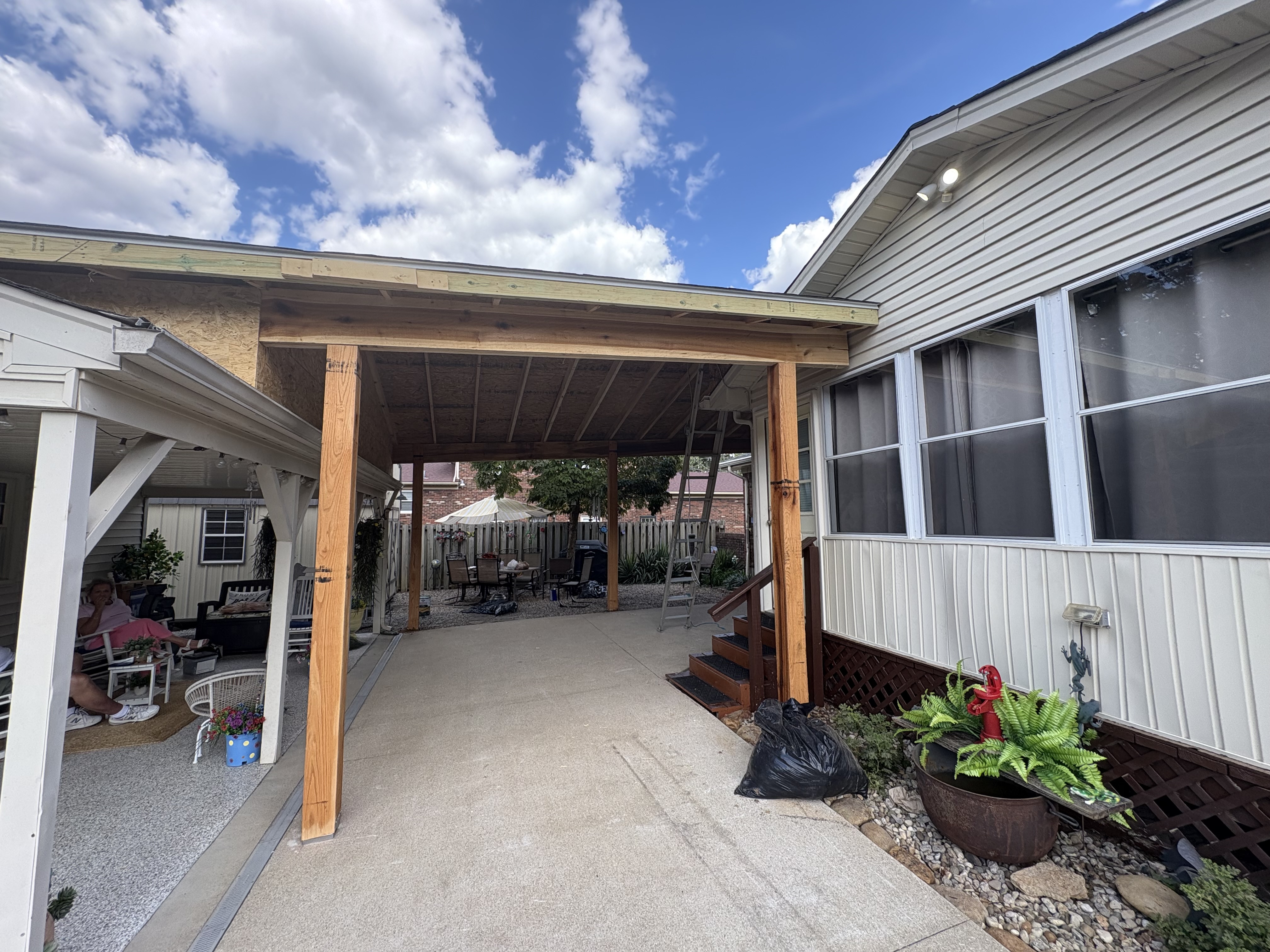 Patio Covered Porch Construction in Elizabethtown, KY by RenovateX LLC