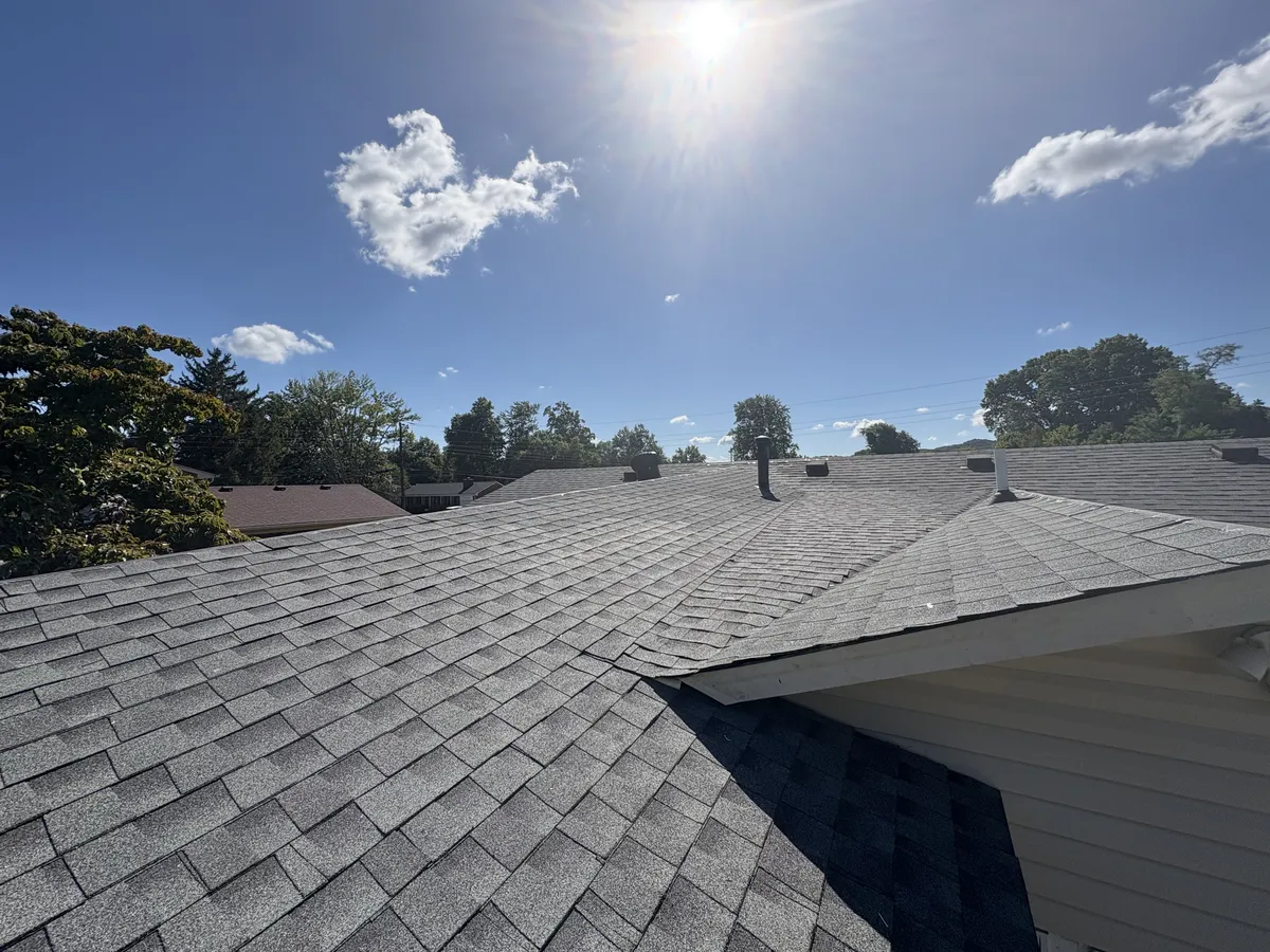 New roof section tied into an existing roof in Elizabethtown, KY by RenovateX LLC